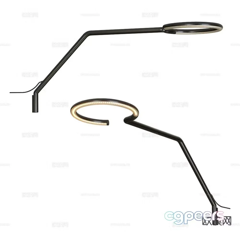 Modern wall lamp bedside lamp 3d model