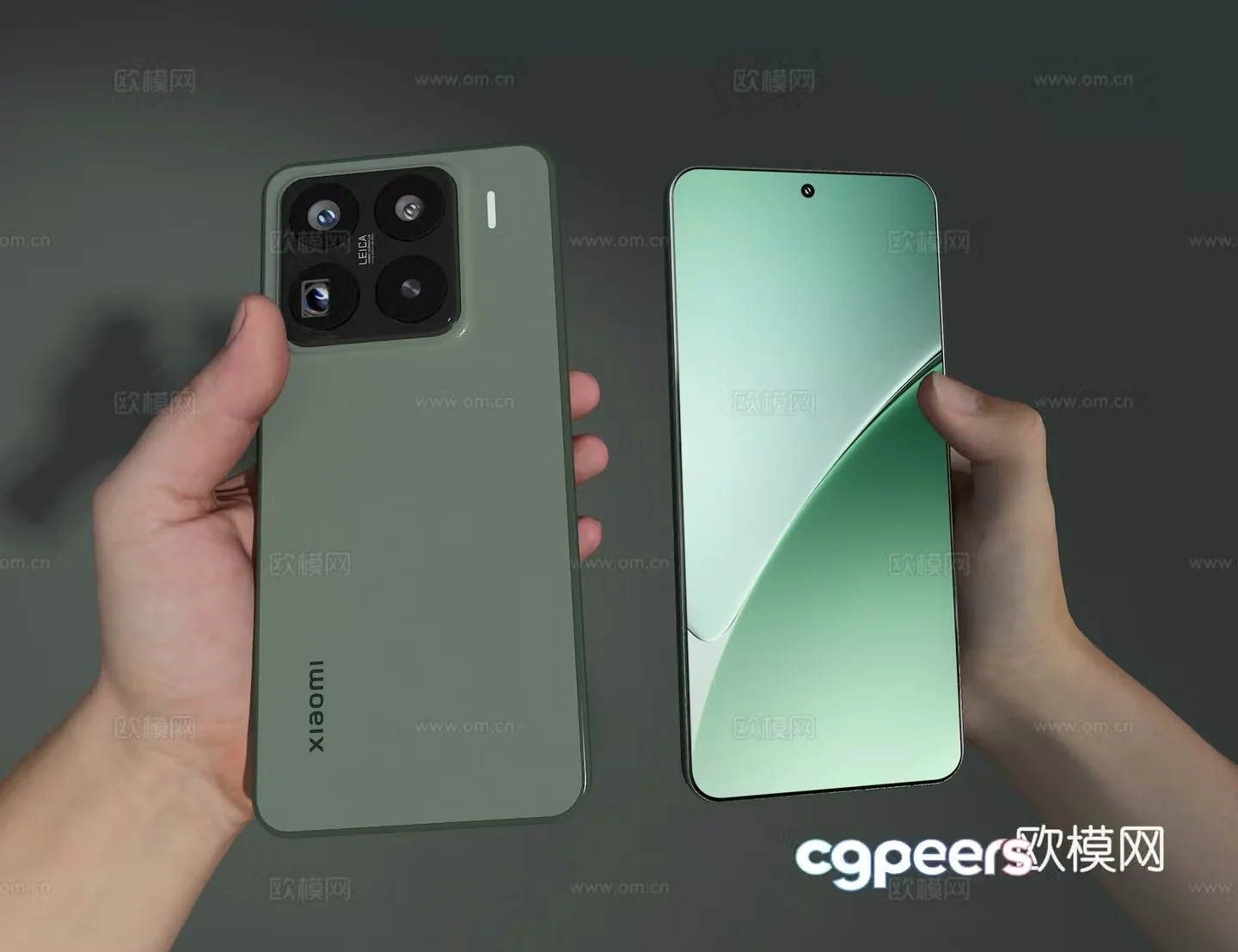 Xiaomi mobile phone 3d model
