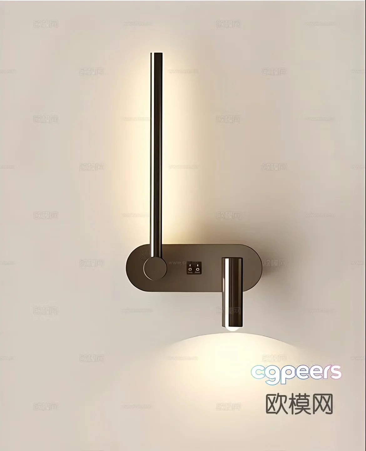 Modern wall lamp decorative lamp 3d model