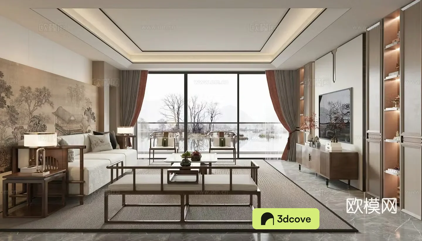 New Chinese living room