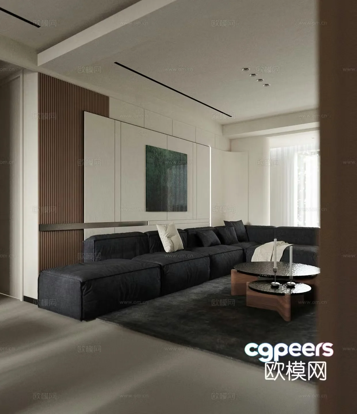 Italian living room 3d model