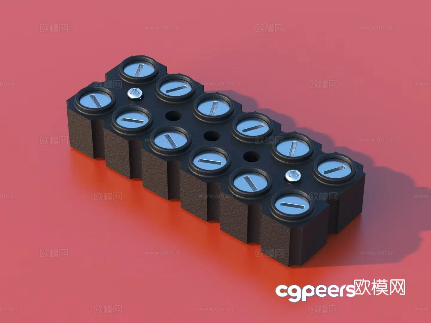 Electronic accessories Plug interface jack Electronic components 3D model