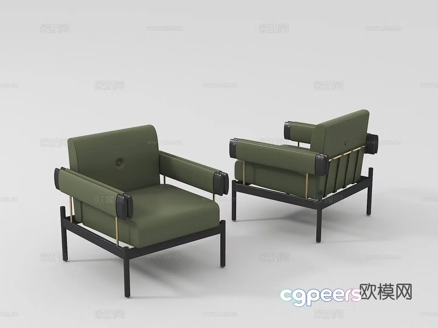 Modern leisure chair 3d model