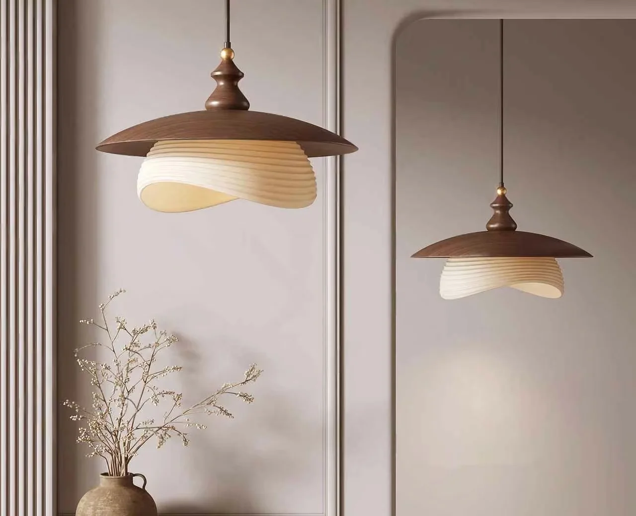 A Brown Light Fixture 3D Model – 18530 – VRAY Render