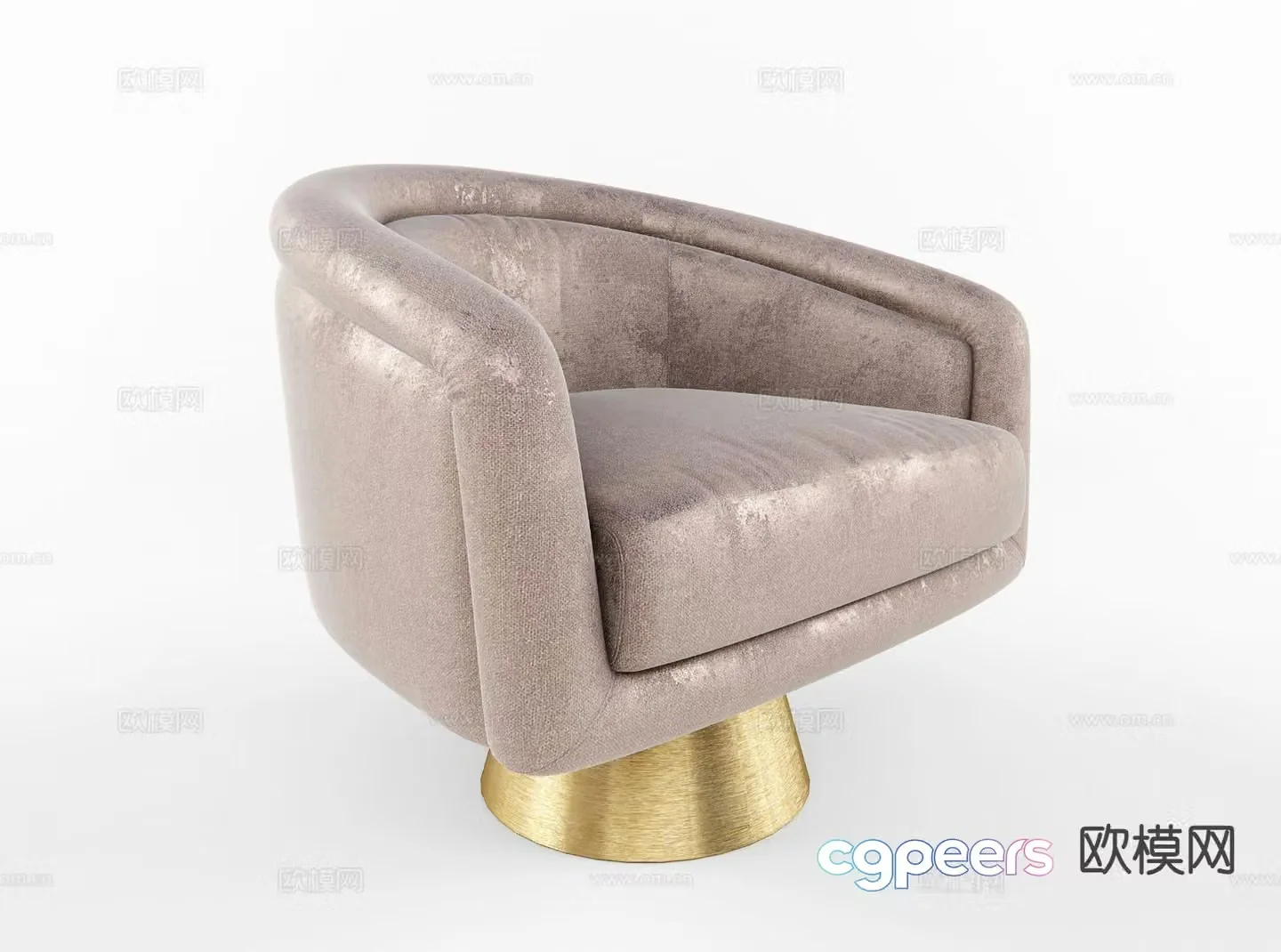 Leisure sofa single sofa 3d model