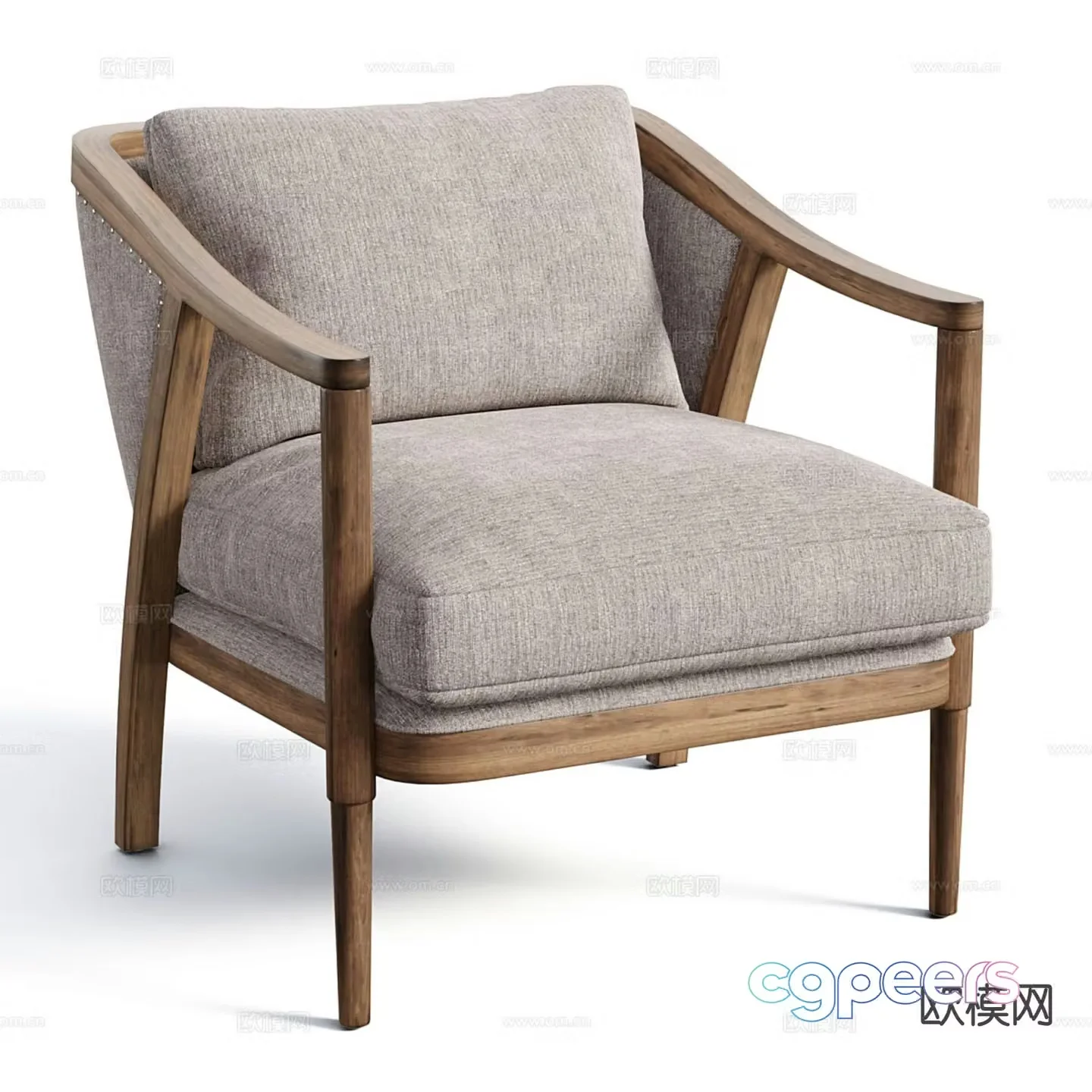 Modern lounge chair 3d model