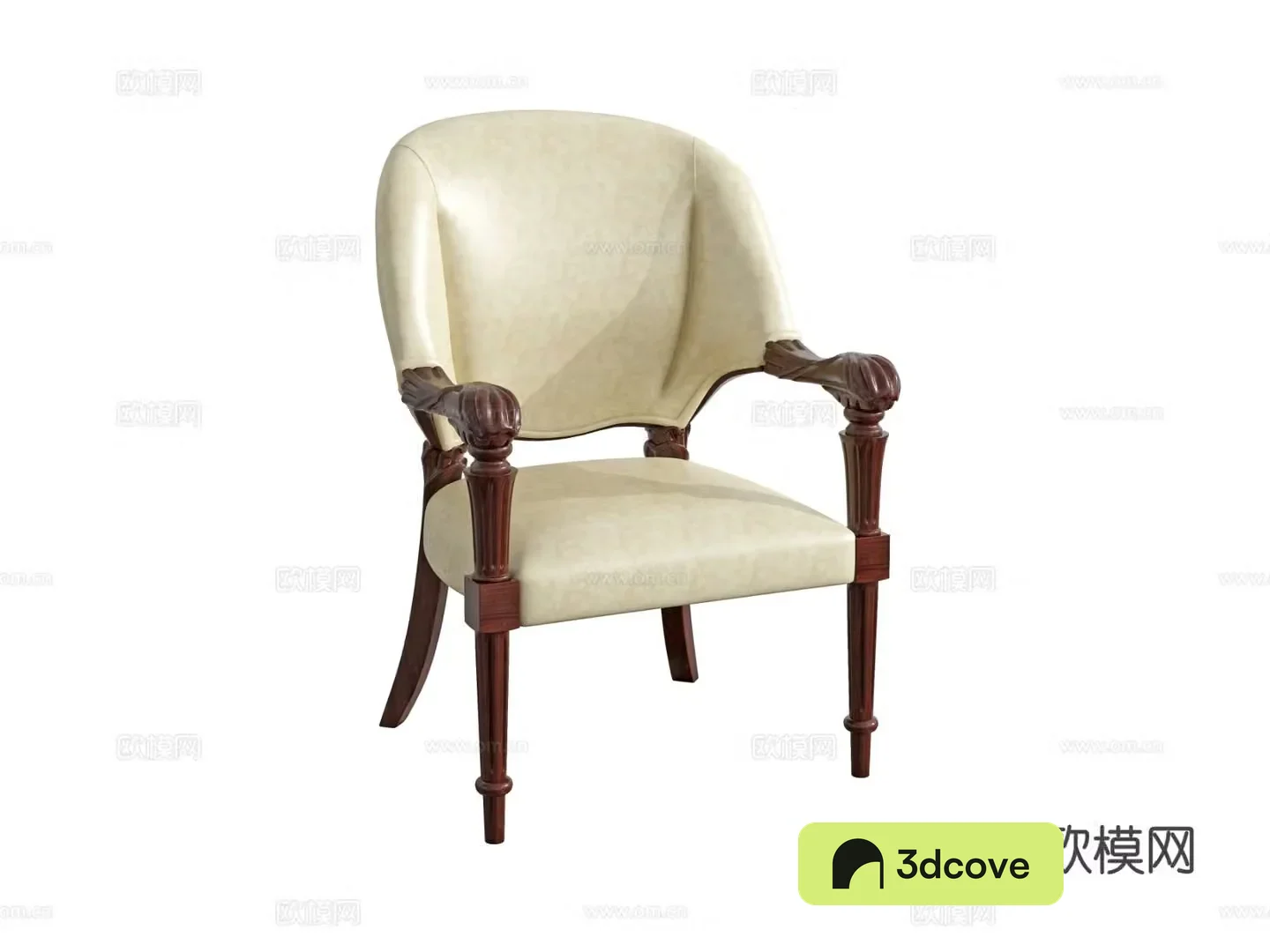Simple European chair leisure chair