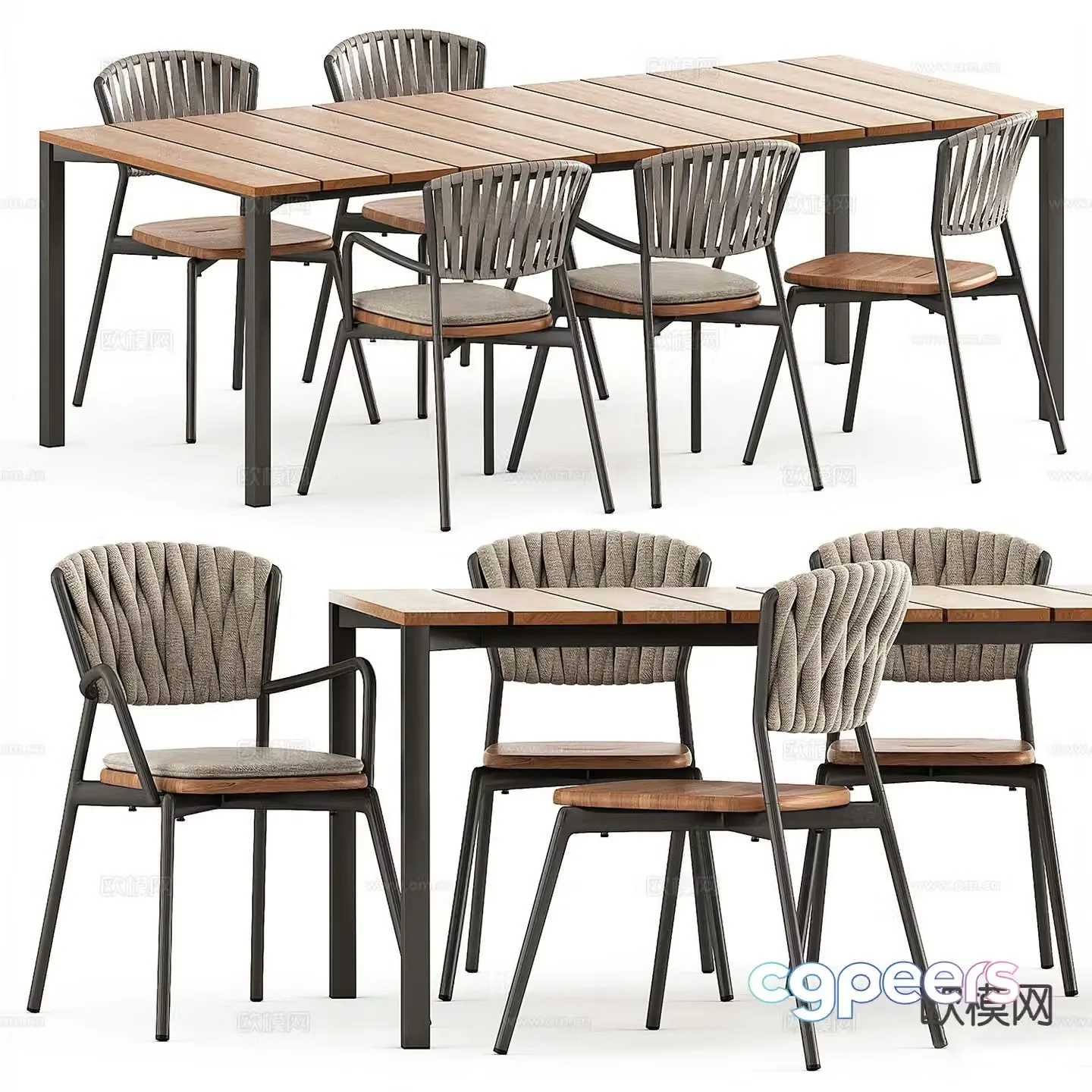 Outdoor tables and chairs camping tables and chairs 3d model
