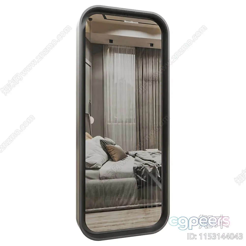 Cozy Bedroom 3D Model – 6111 – VRAY Render