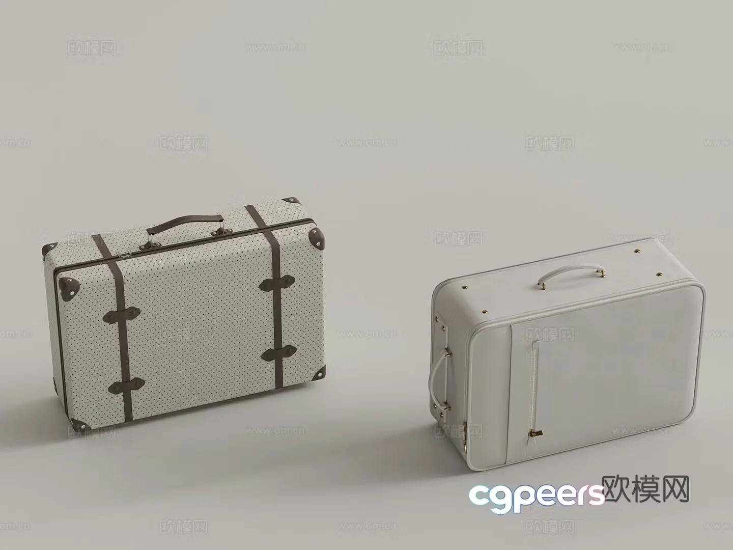 Modern suitcase suitcase 3d model