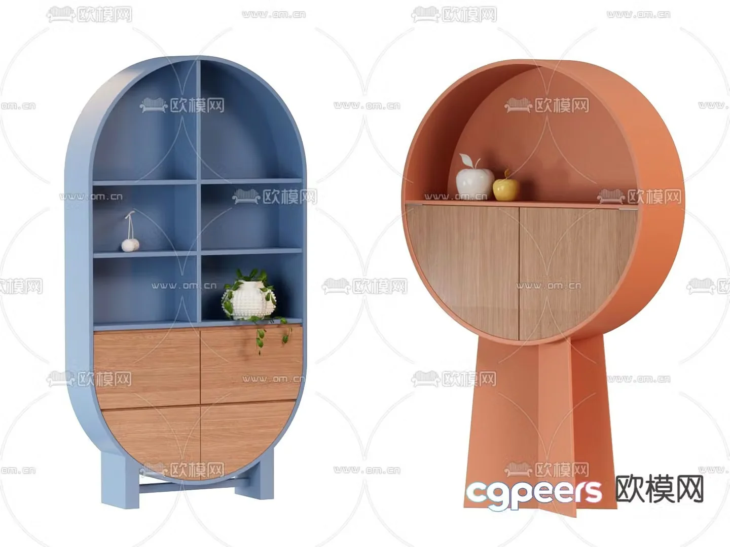 Children’s cabinet locker 3d model
