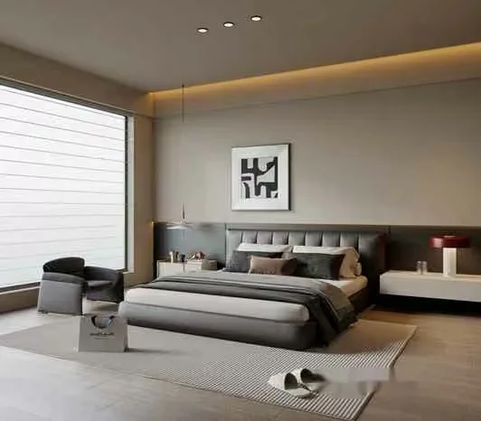 Modern Contemporary Bedroom 3D Model – 3730 – VRAY Render