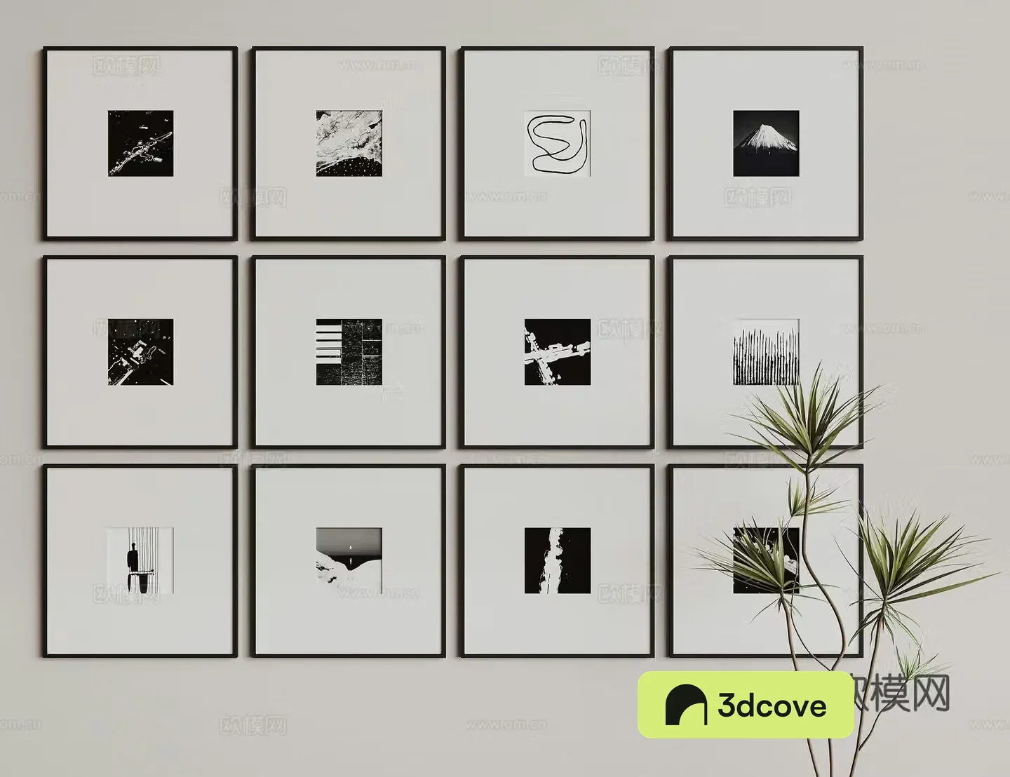 Modern art hanging painting decorative painting