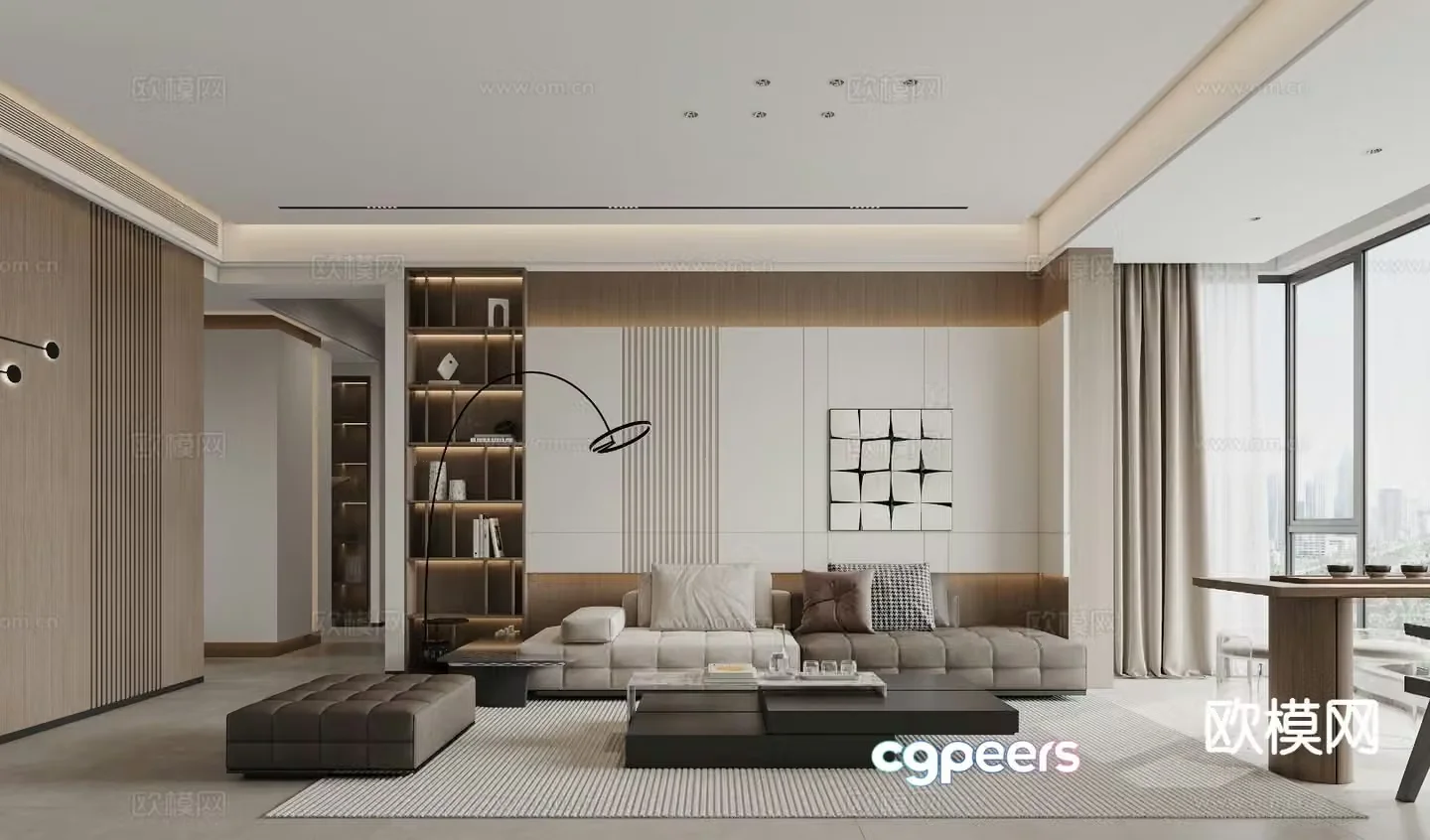 Italian living room 3d model