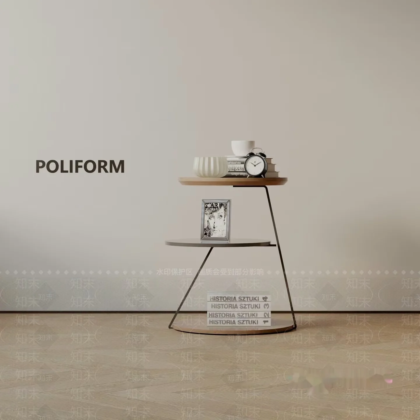 Modern Side Table 3D Model – 22543 – VRAY Render