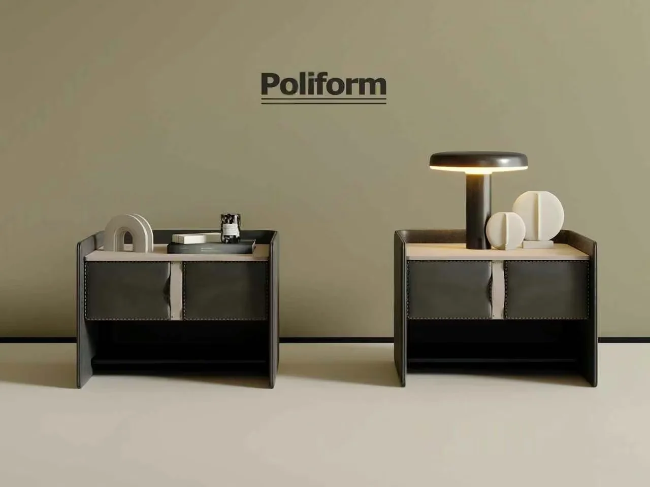 Modern Poliform Furniture 3D Model – 2964 – VRAY Render