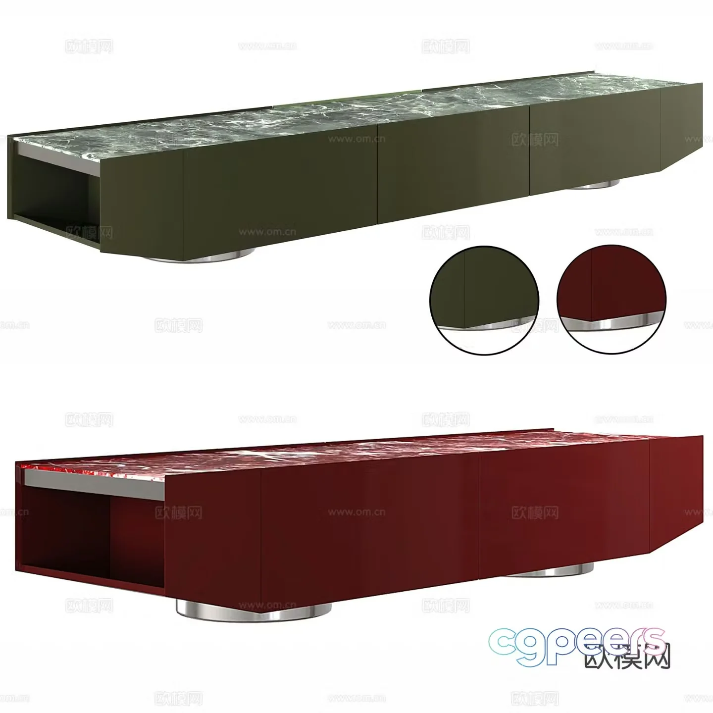 Modern TV cabinet 3d model