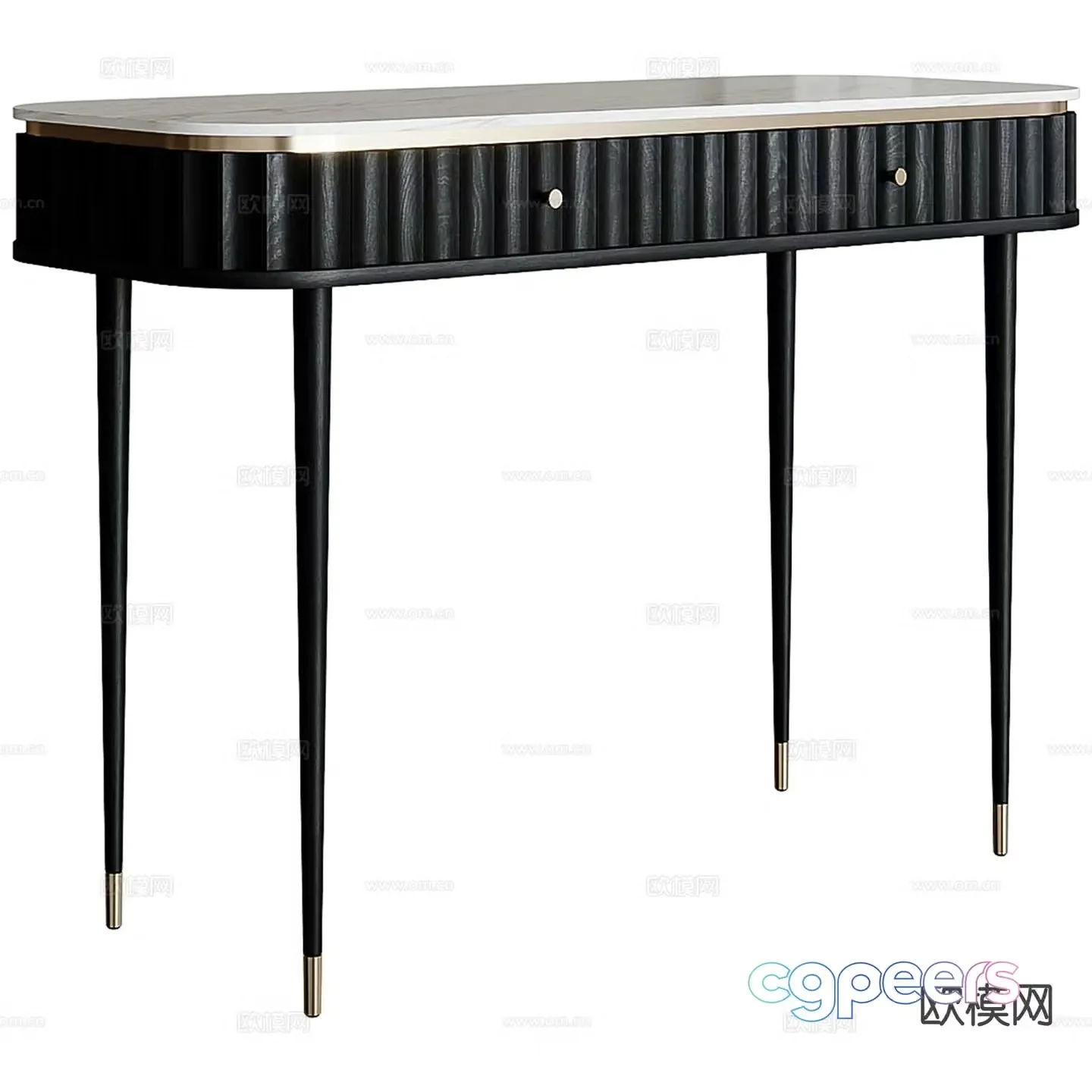 Simple dressing table dressing table 3d model