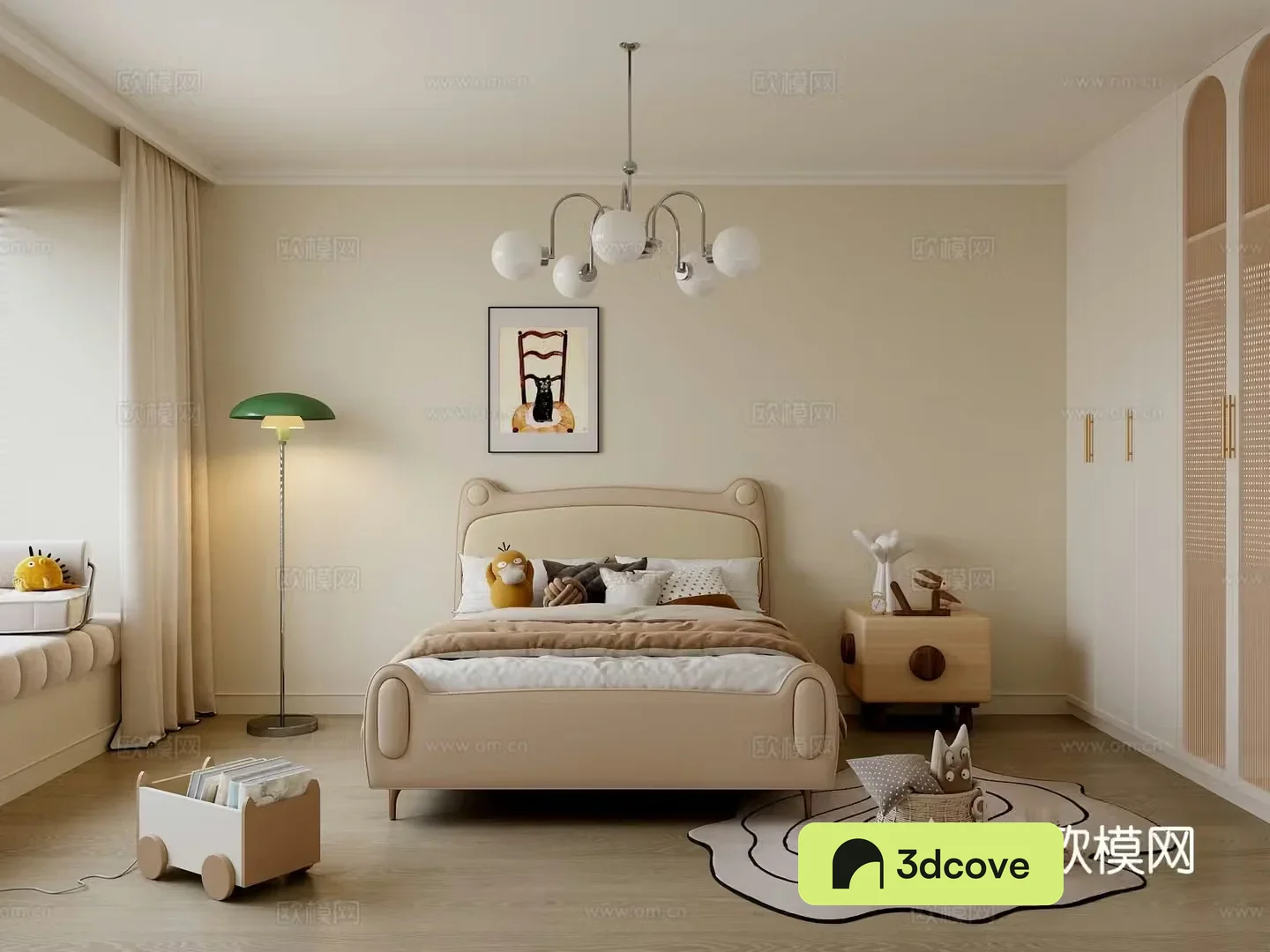 Cream style universal children’s room