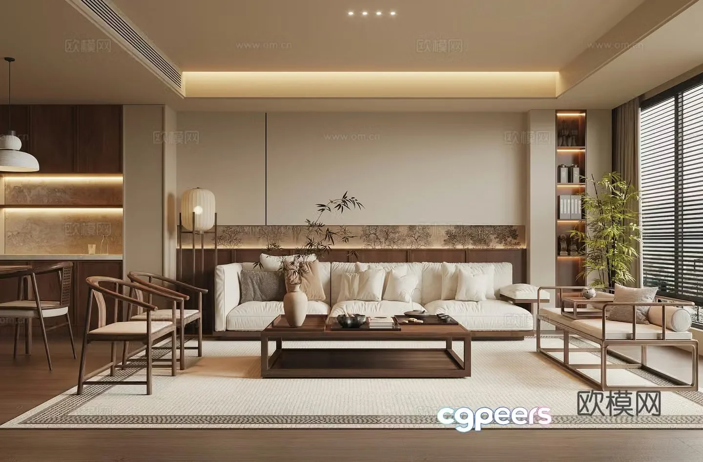 Song style restaurant 3D model