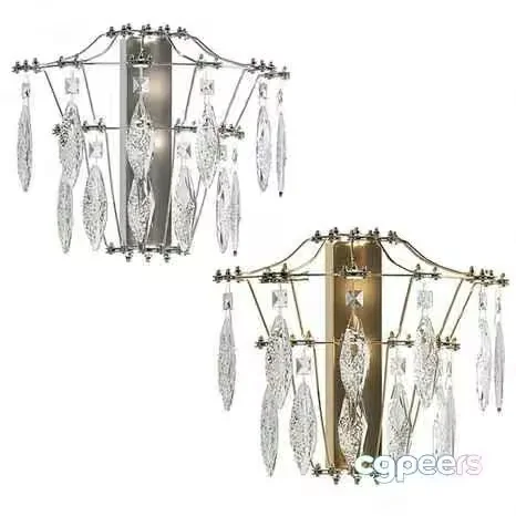 Gold Light Fixture 3D Model – 15588 – CORONA Render