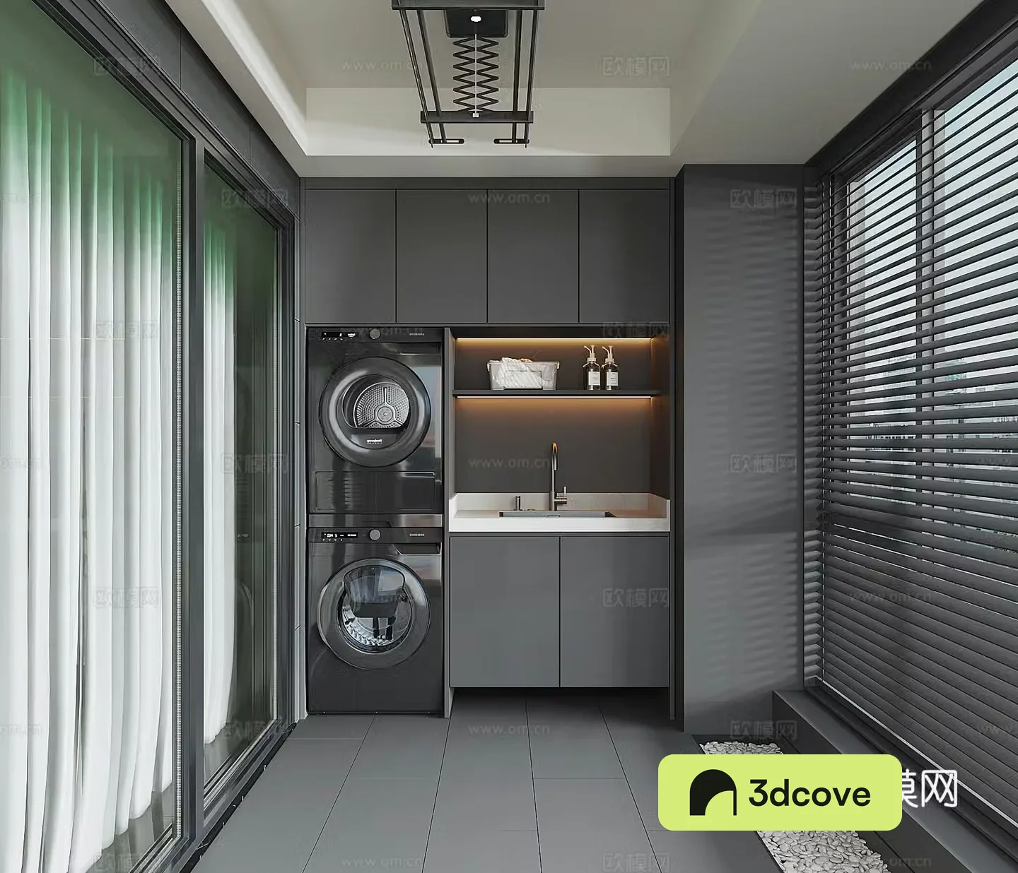 Modern living balcony