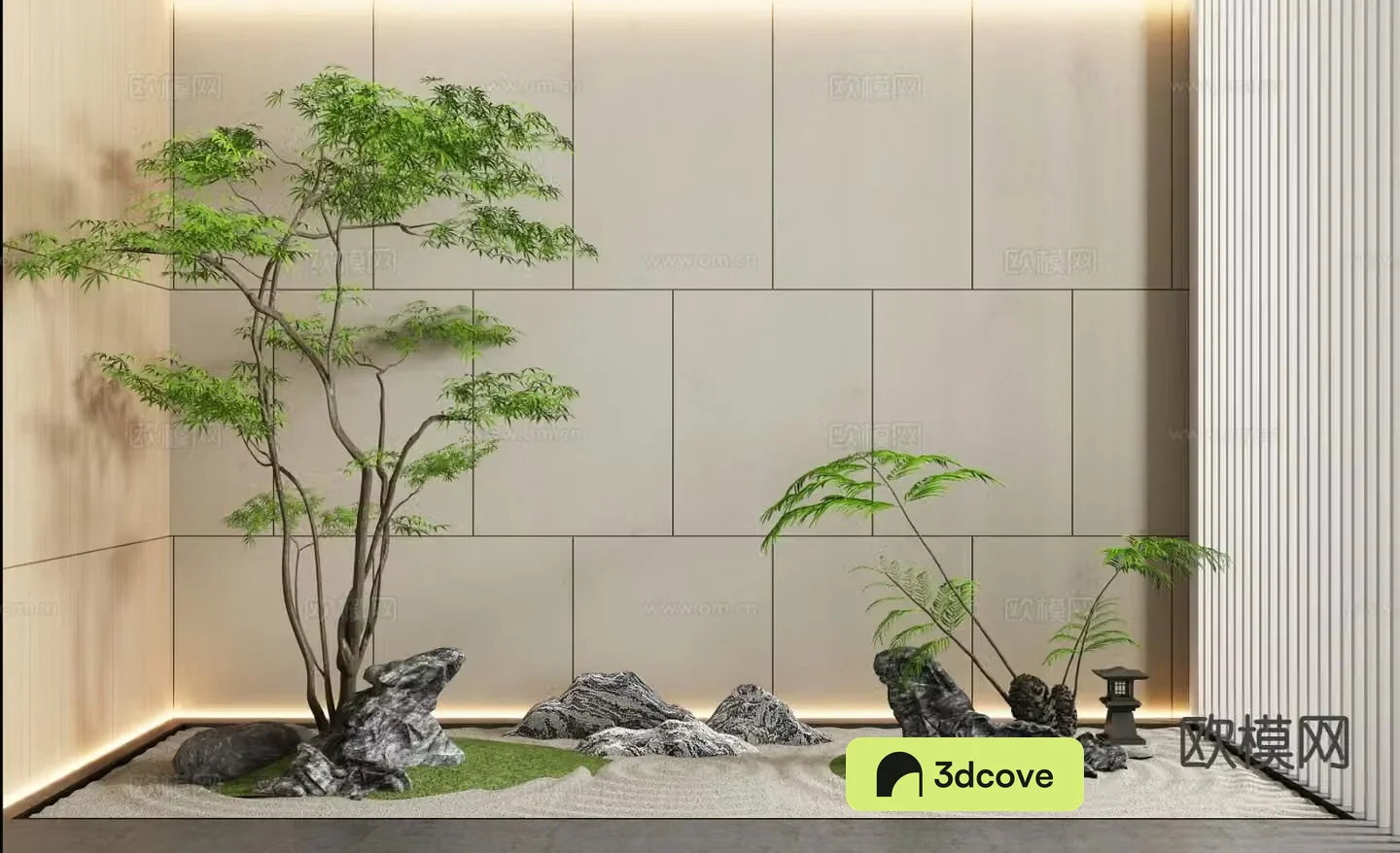 Modern plant landscaping indoor landscape