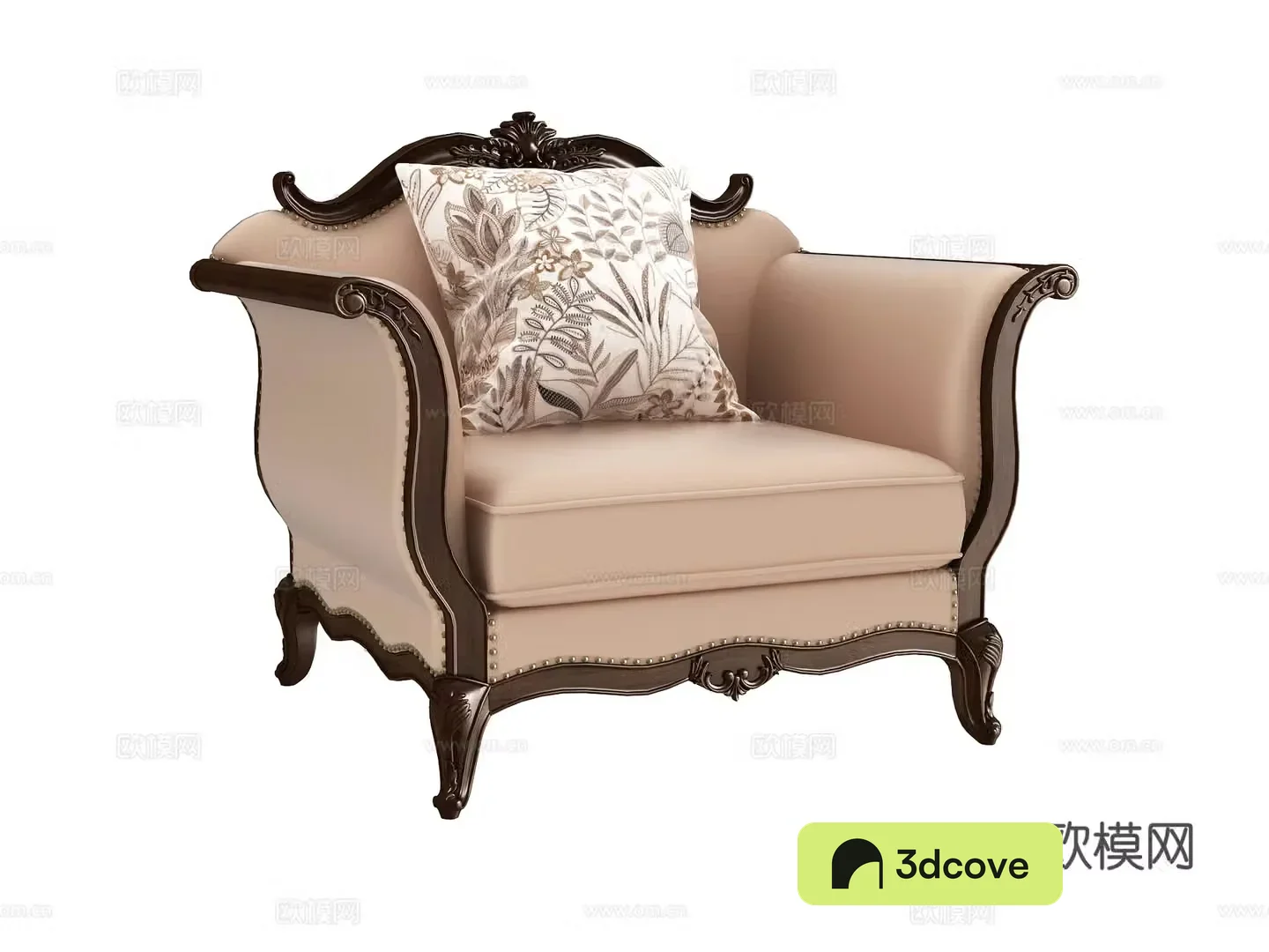 European style single sofa