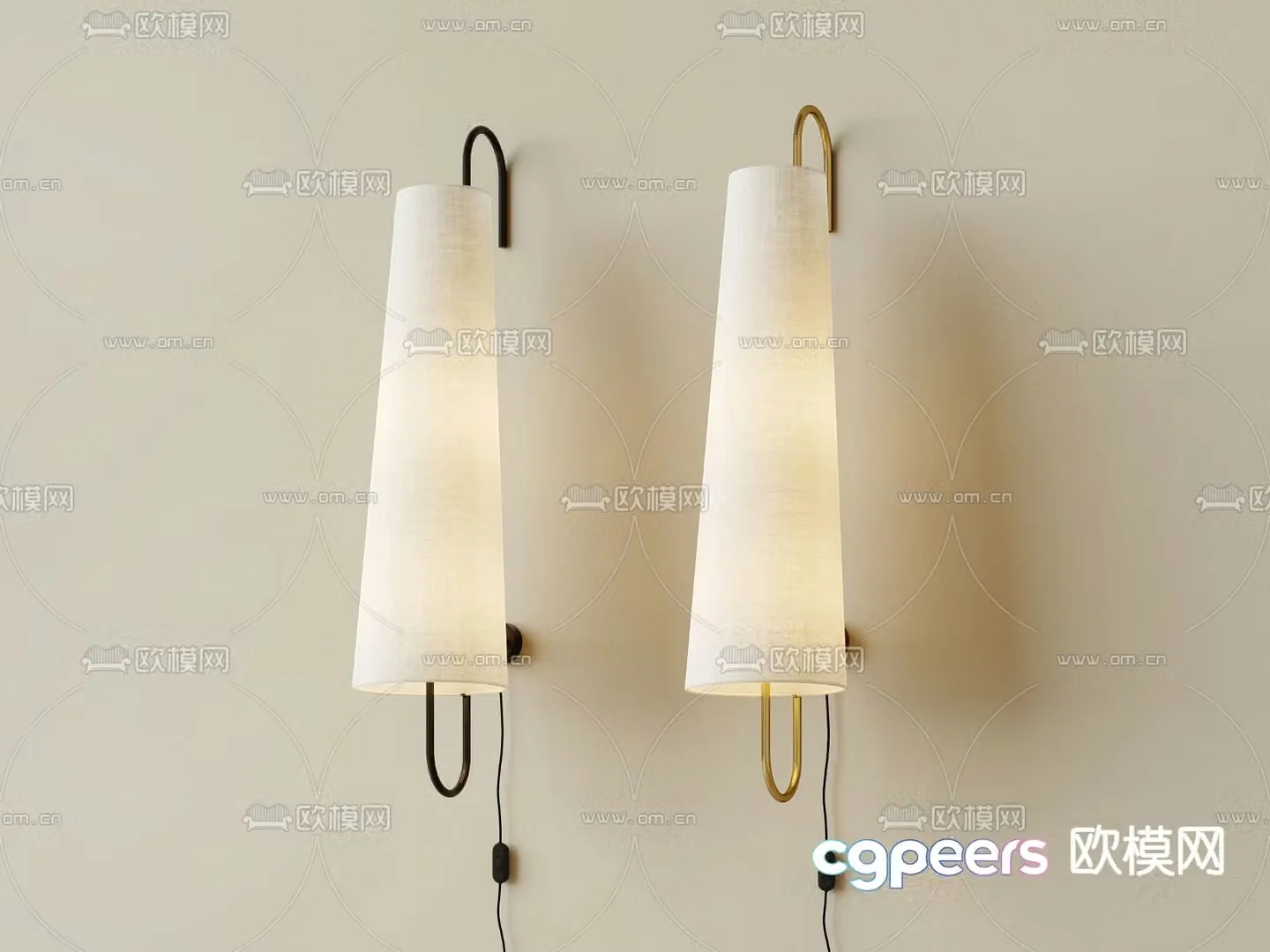 Wasabi Wall Light 3D Model