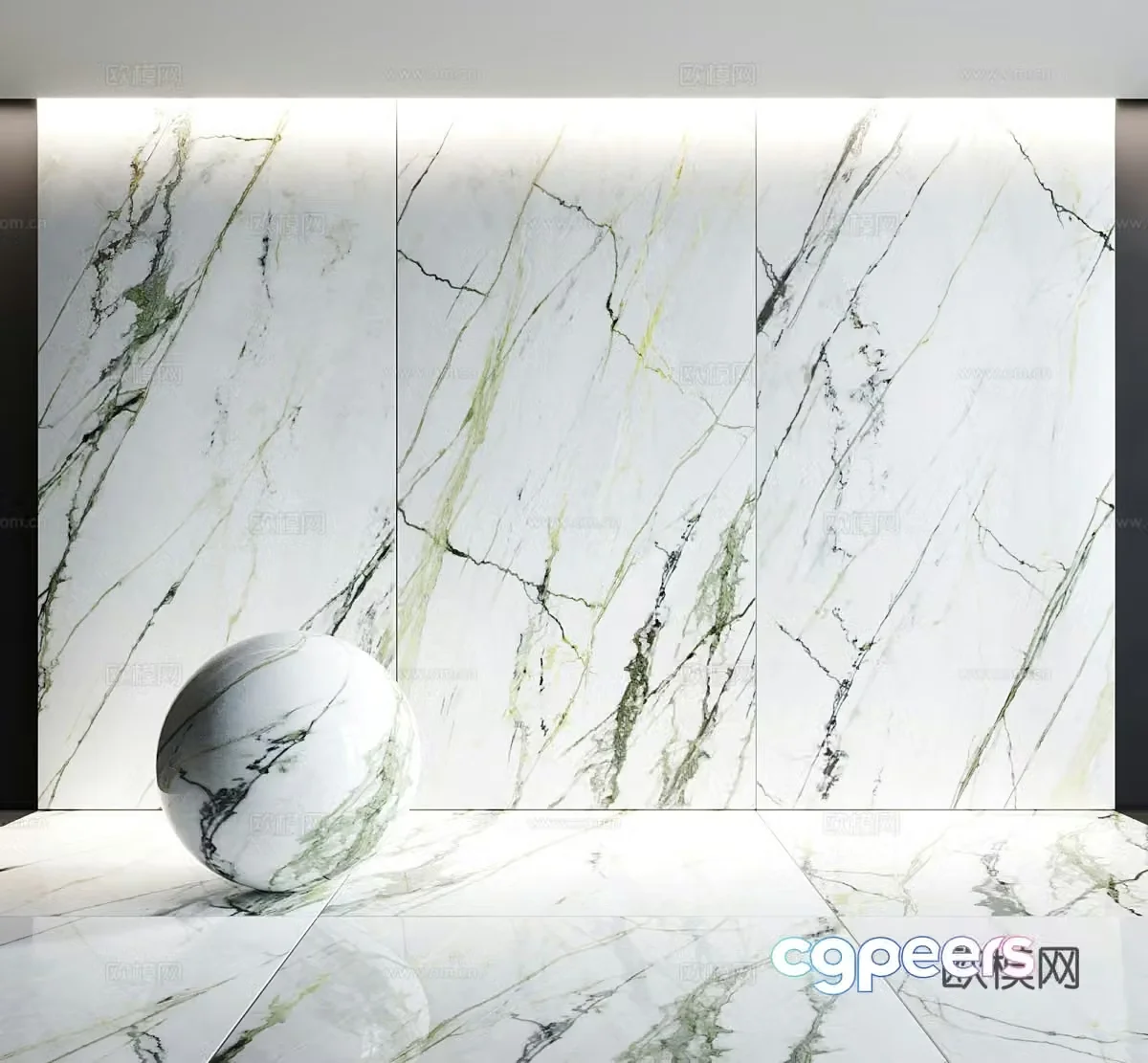 Rock slabs large slab bricks luxury stone marble 3d model