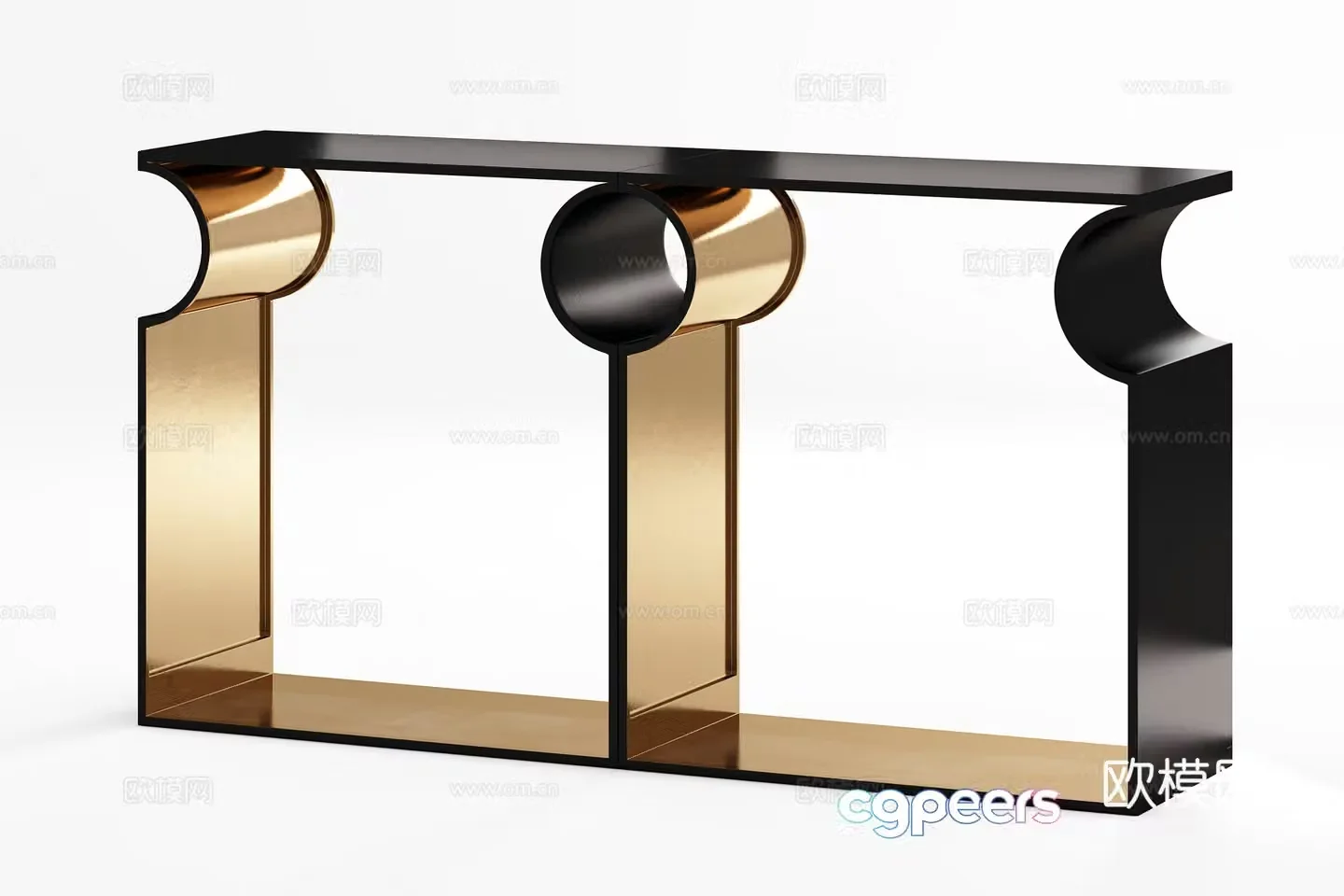 Modern end viewing platform 3D model