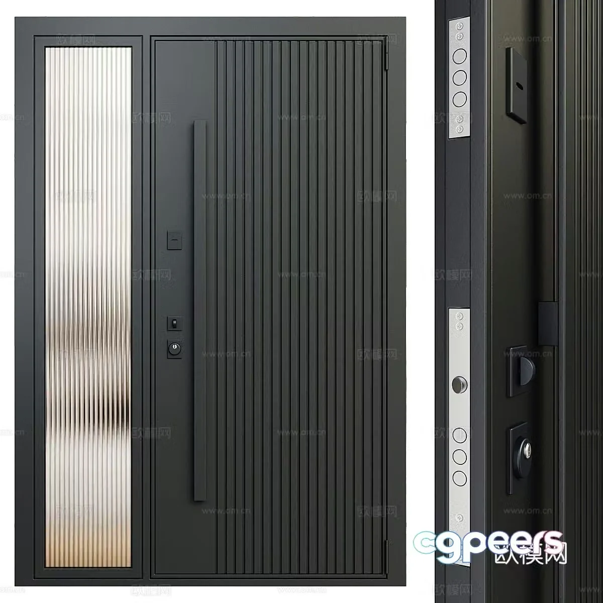 Swing door 3D model