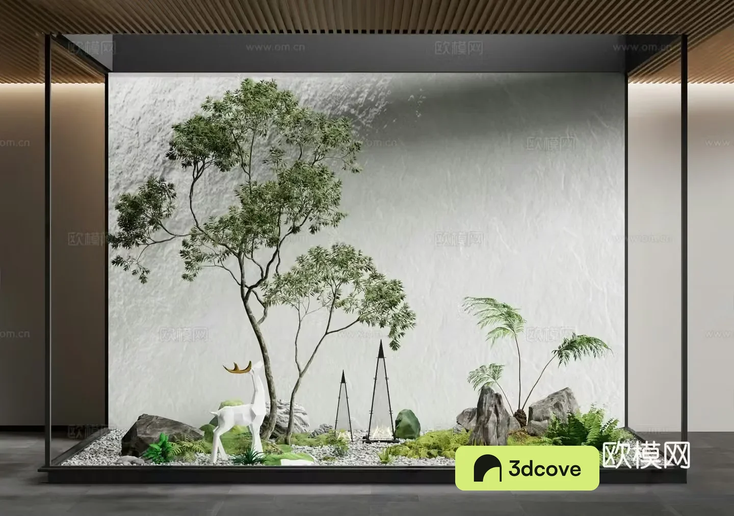 Modern interior landscape landscaping patio landscaping house plants plant pile