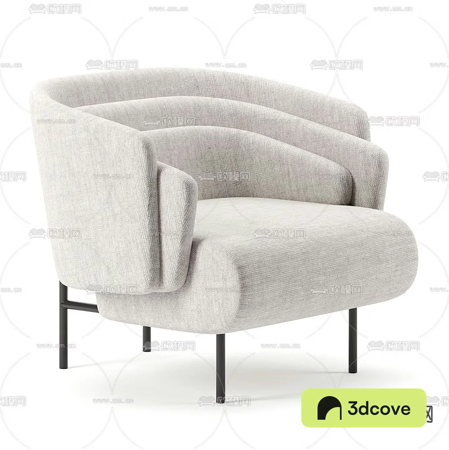 Pertica modern lounge chair