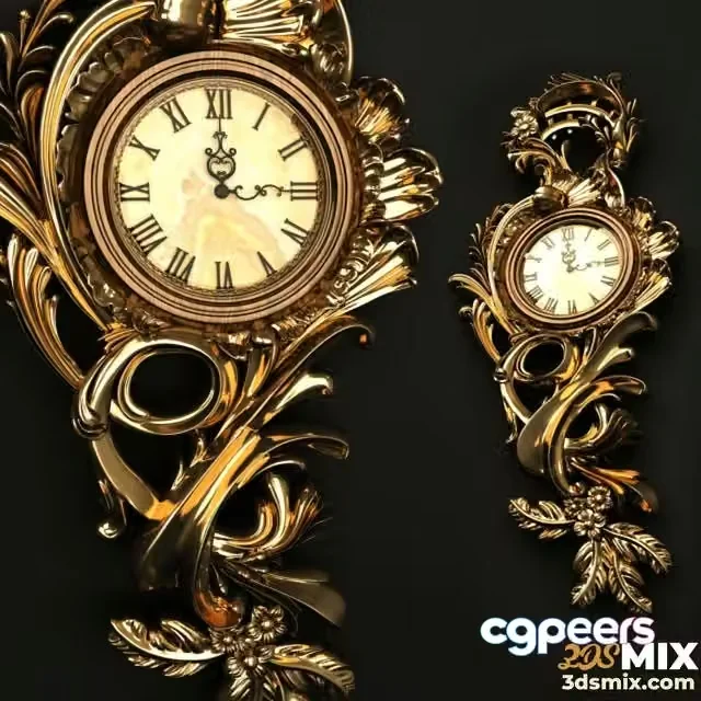 3ds Max Free – Antique Wall Clock