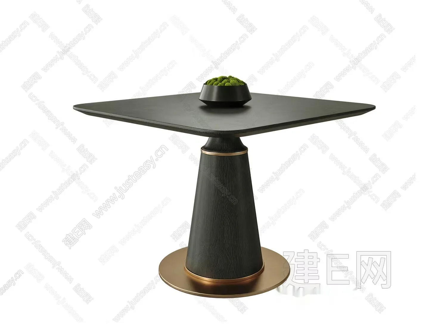 Modern Table With Bowl 3D Model – 2498 – CORONA Render