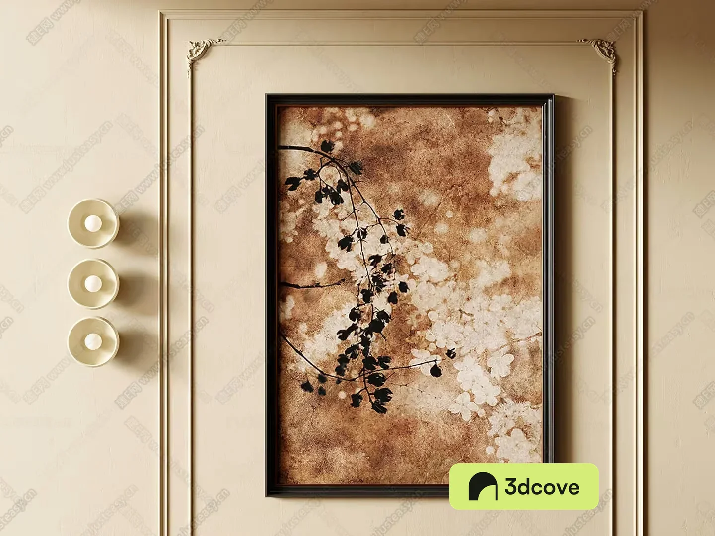 A Framed Picture On The Wall