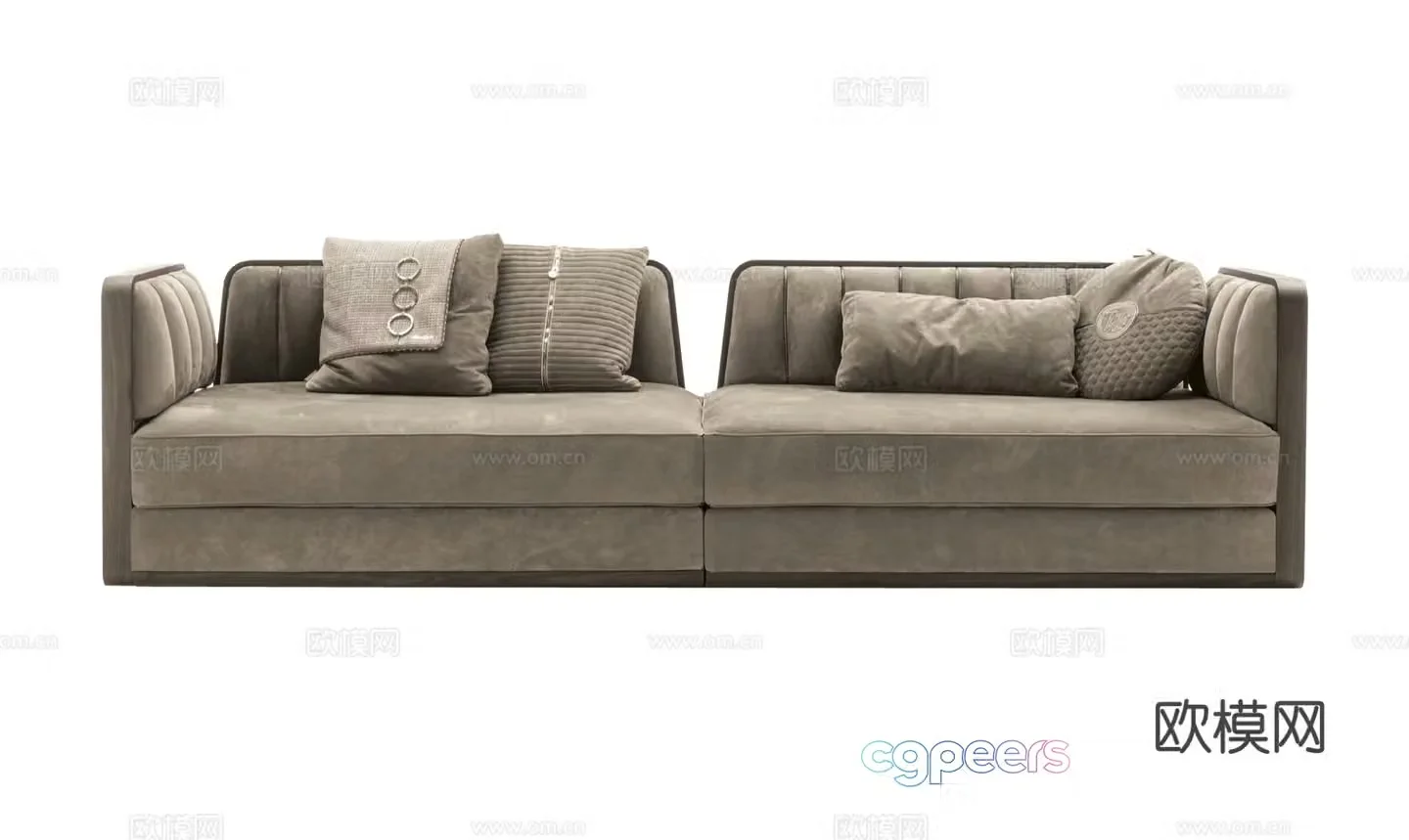 VittoriaFrigerio BALBIANO Multiplayer Sofa 3D Model