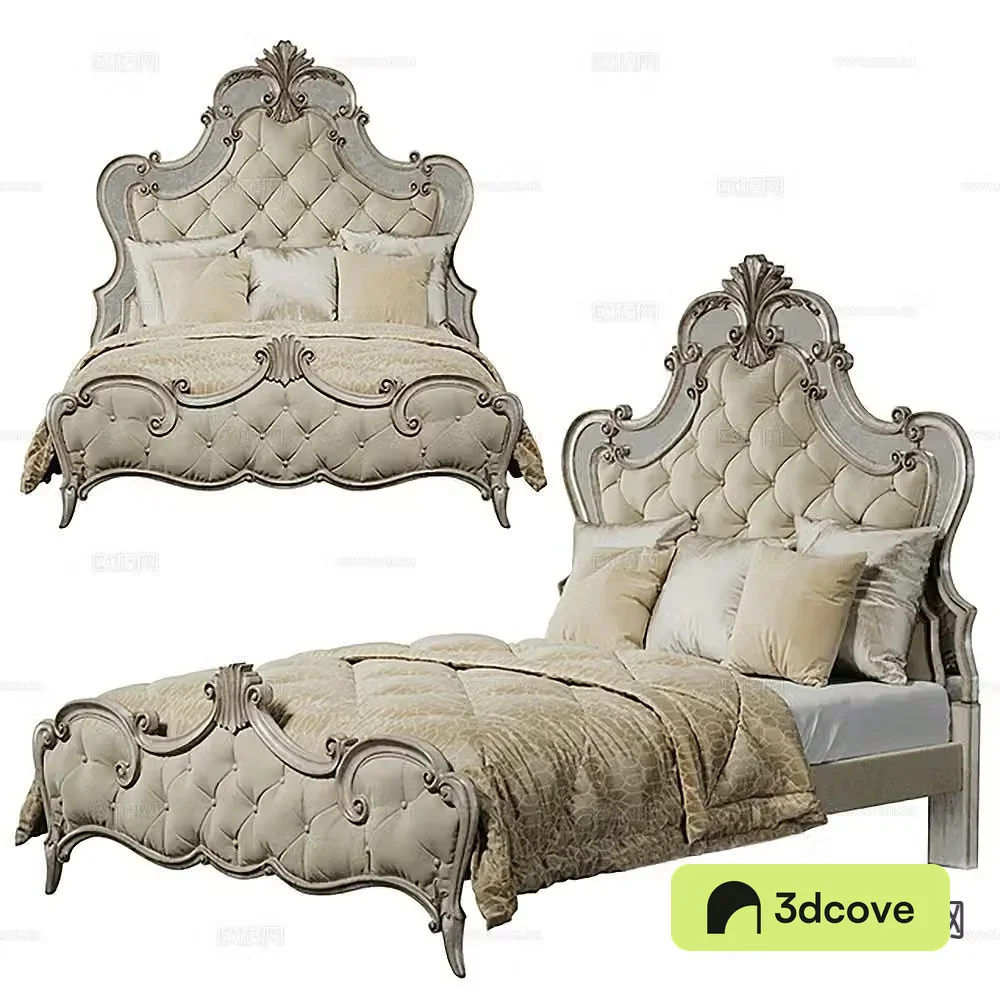 European double bed