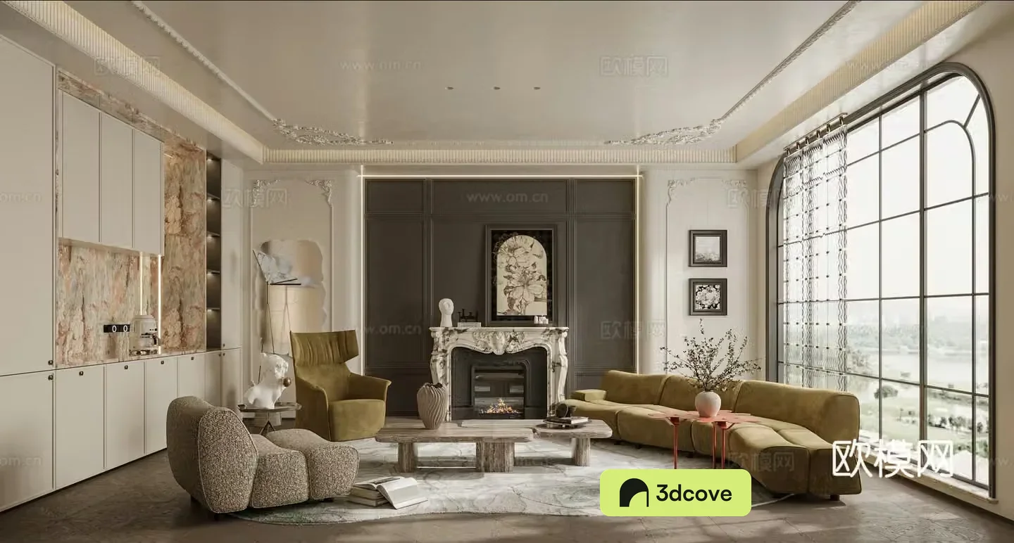 French living room