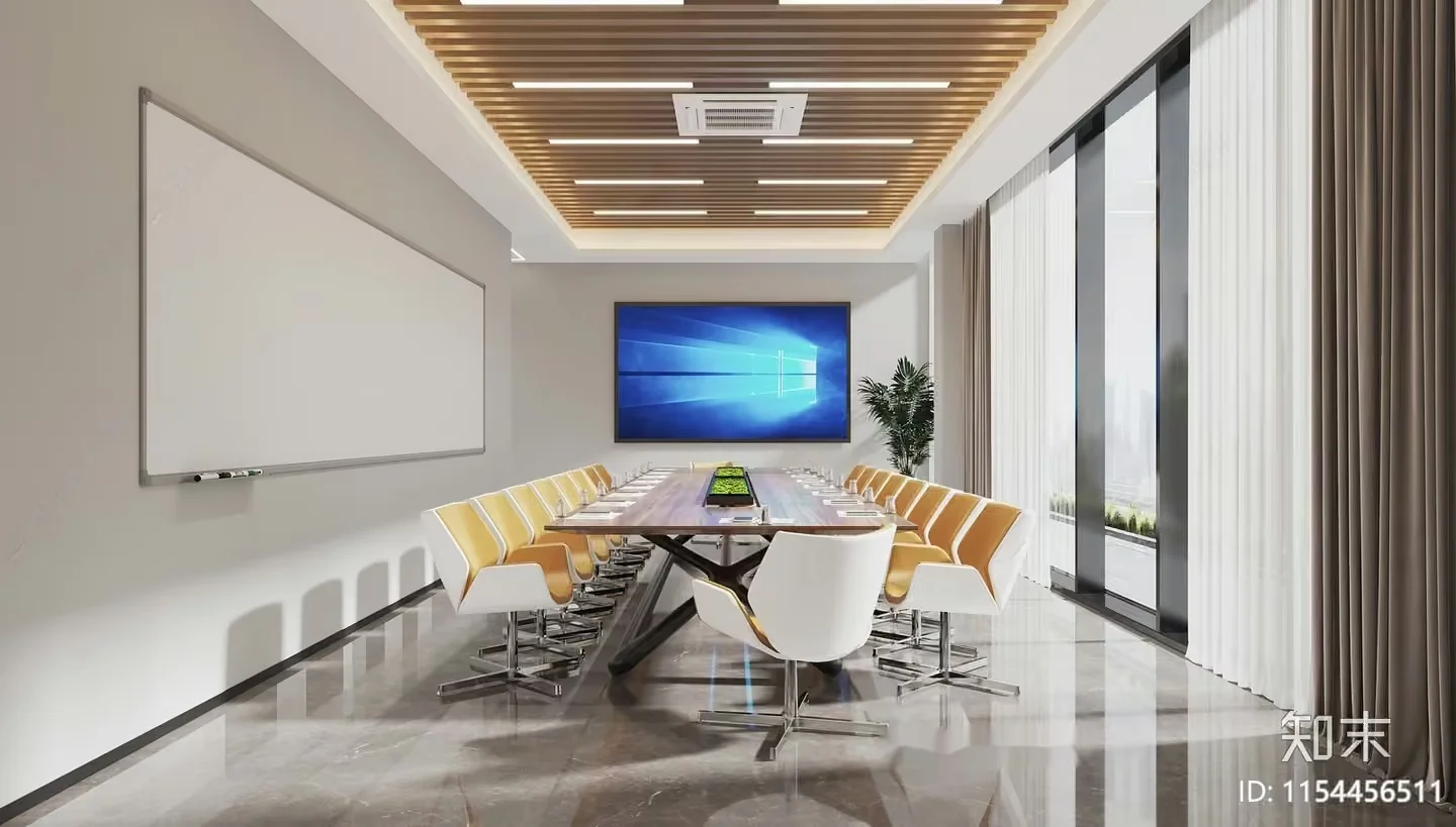 Modern Conference Room 3D Model – 10519 – VRAY Render