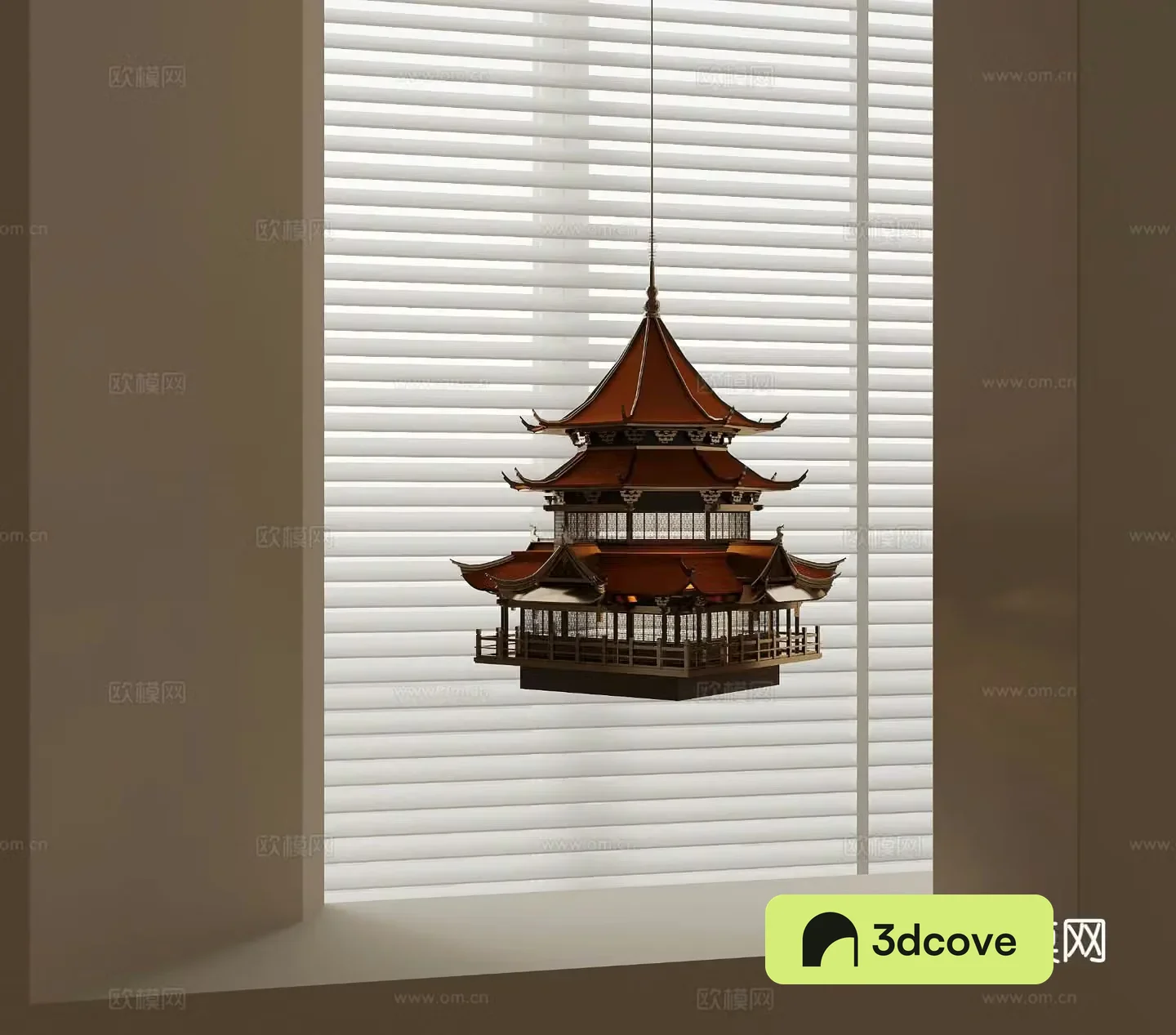 New Chinese style ancient building chandelier
