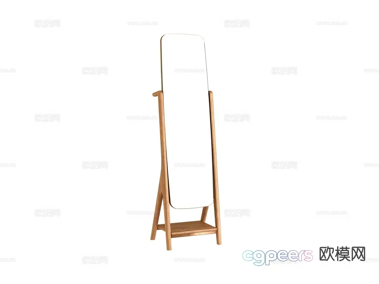 mirror full length mirror floor mirror 3d model