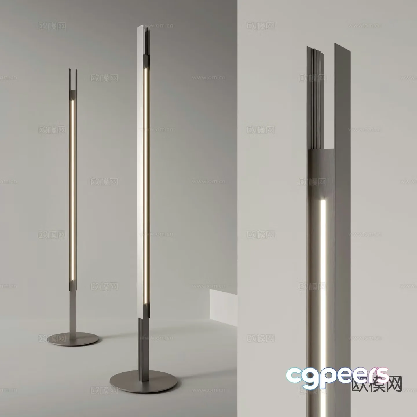 Modern floor lamp 3d model