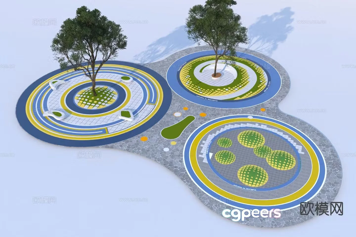 Children’s activity venue Children’s play area 3D model