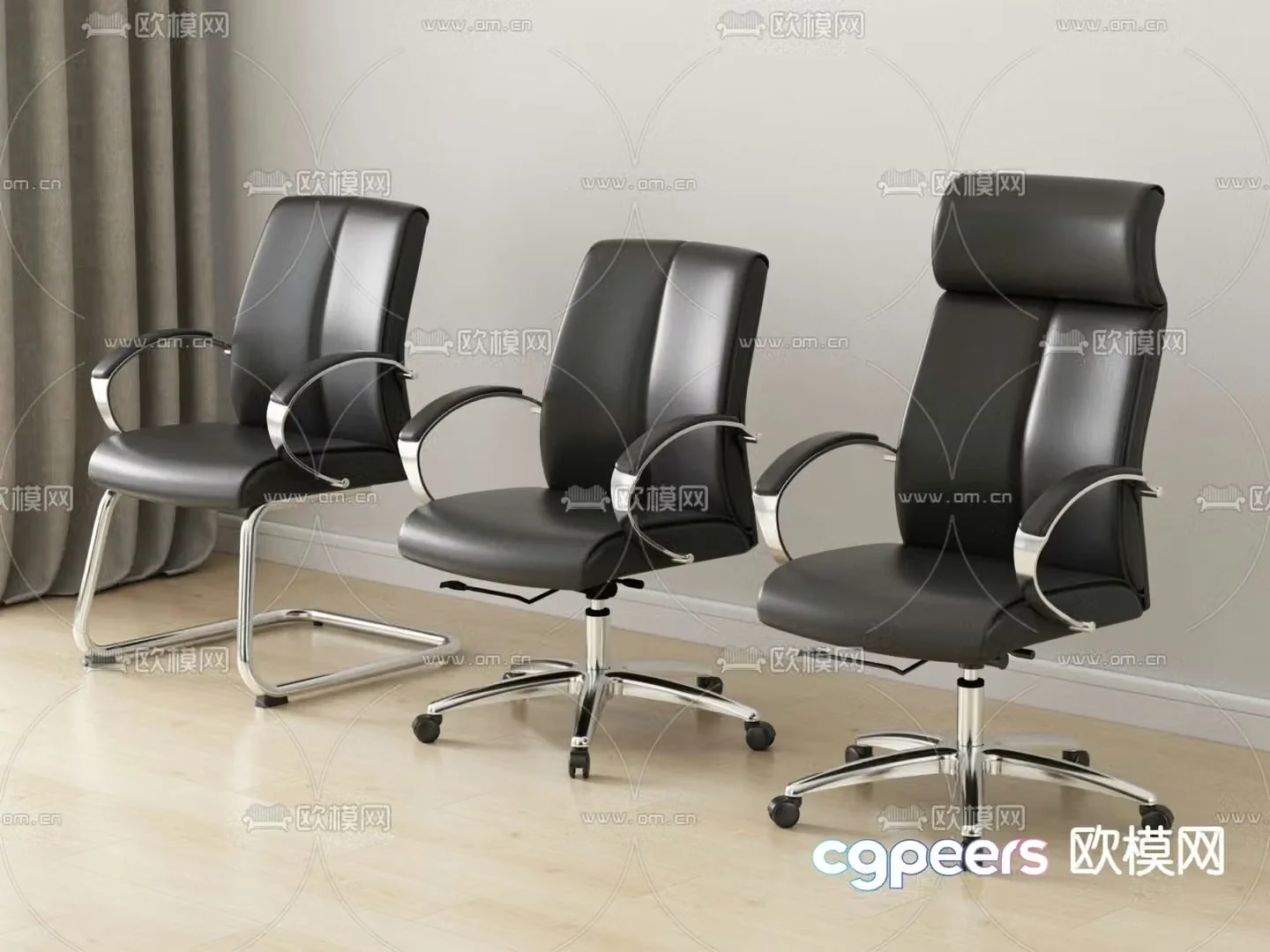 Conference chair office chair executive chair office chair 3D model