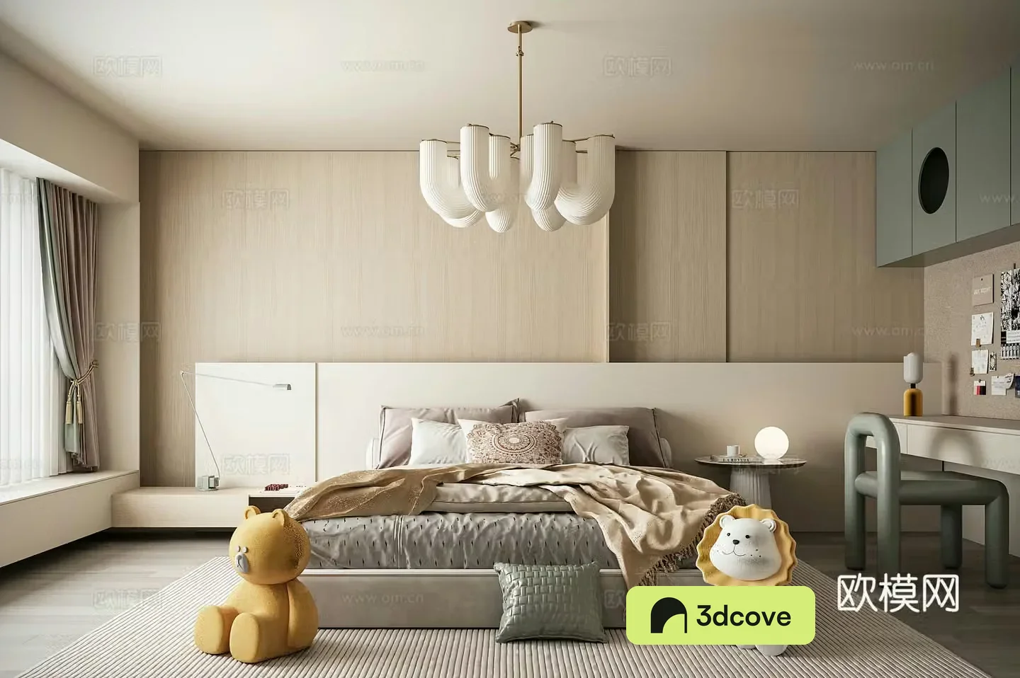 Modern minimalist children’s room
