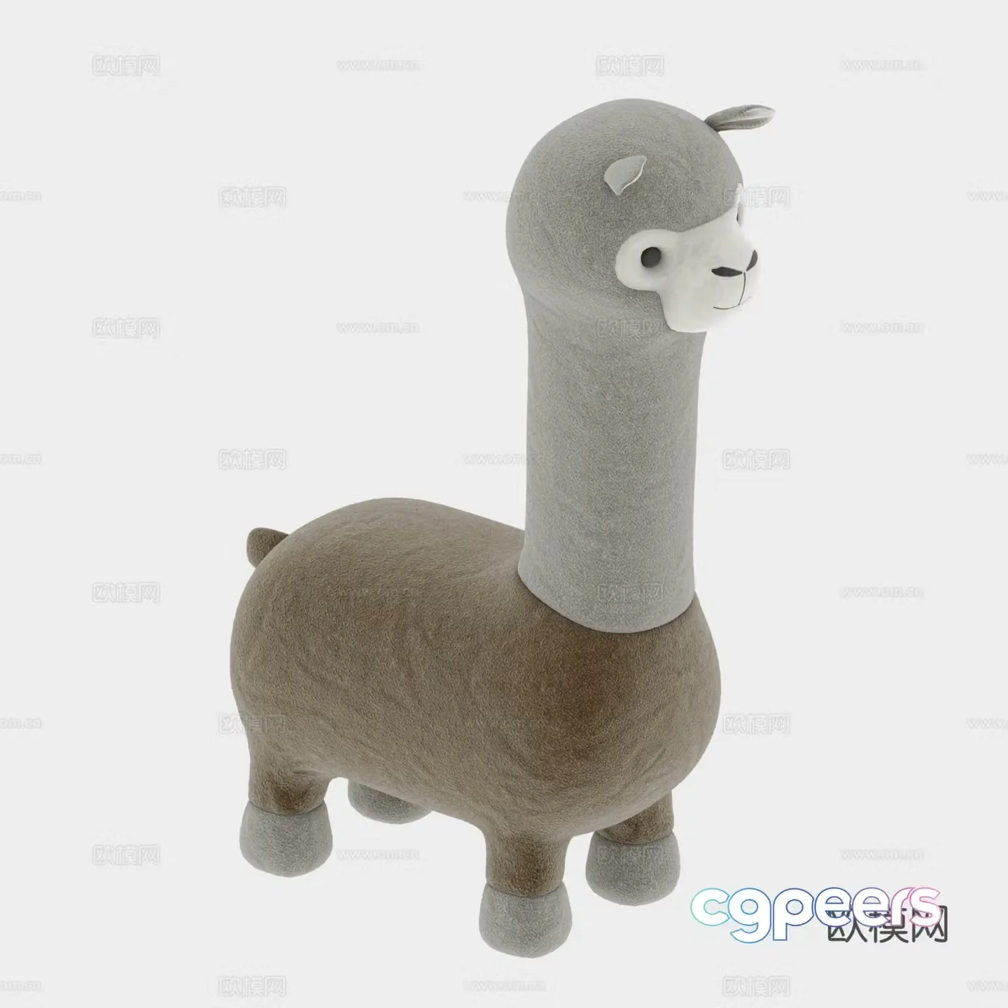 Children’s animal stool 3d model