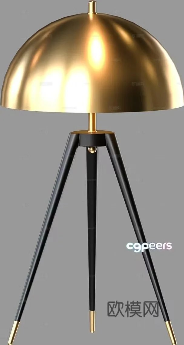 Modern floor lamp 3d model