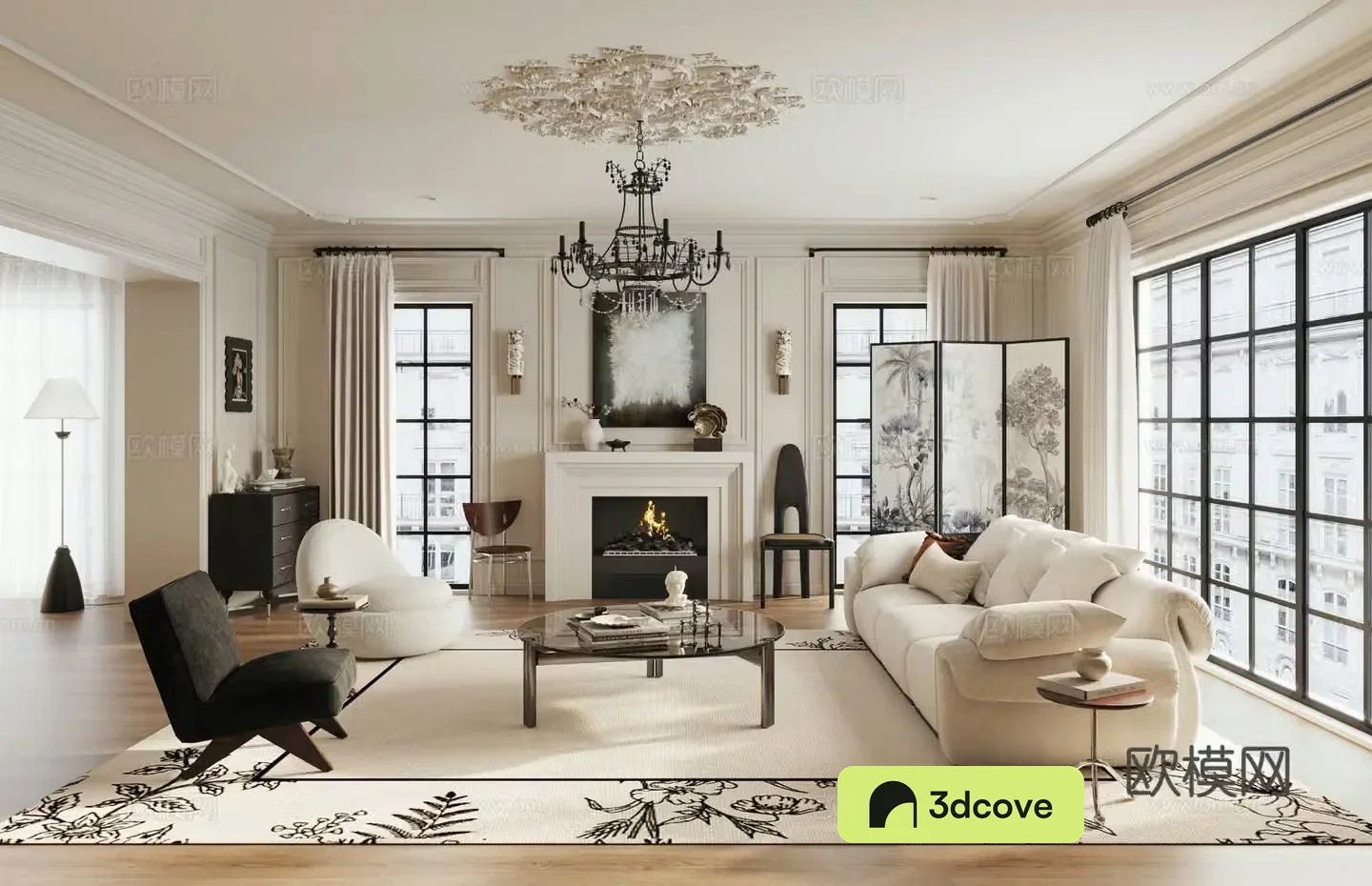 French living room
